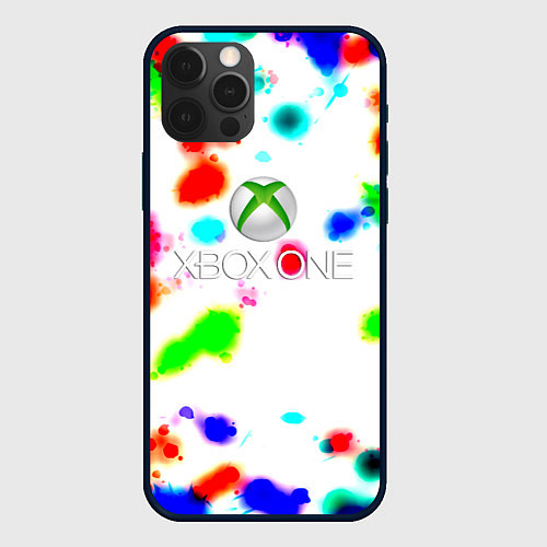 Чехол iPhone 12 Pro Xbox steelbox / 3D-Черный – фото 1