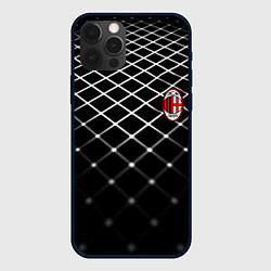 Чехол для iPhone 12 Pro Милан футбольный клуб, цвет: 3D-черный