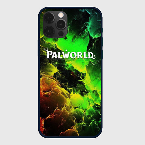 Чехол iPhone 12 Pro Palworld логотип абстракт / 3D-Черный – фото 1