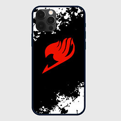 Чехол для iPhone 12 Pro Fairy Tail japan anime, цвет: 3D-черный