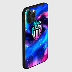 Чехол для iPhone 12 Pro Monaco неоновый космос, цвет: 3D-черный — фото 2