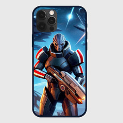 Чехол для iPhone 12 Pro Mass Effect - ai art, цвет: 3D-черный