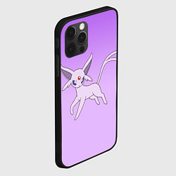 Чехол для iPhone 12 Pro Espeon Pokemon - розовая кошка покемон, цвет: 3D-черный — фото 2