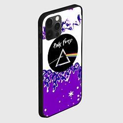 Чехол для iPhone 12 Pro Pink floyd violet splash, цвет: 3D-черный — фото 2