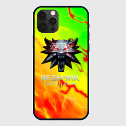 Чехол iPhone 12 Pro Ведьмак шторм стиль охотник