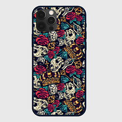 Чехол iPhone 12 Pro Винтажная татуировка