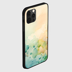 Чехол для iPhone 12 Pro Светлая акварель, цвет: 3D-черный — фото 2
