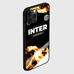 Чехол для iPhone 12 Pro Inter legendary sport fire, цвет: 3D-черный — фото 2
