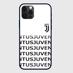 Чехол iPhone 12 Pro Ювентус лого паттерн спорт