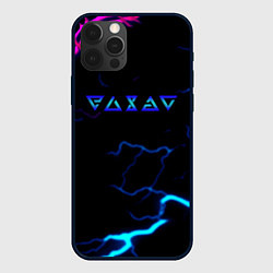 Чехол для iPhone 12 Pro Ведьмак игры молния, цвет: 3D-черный