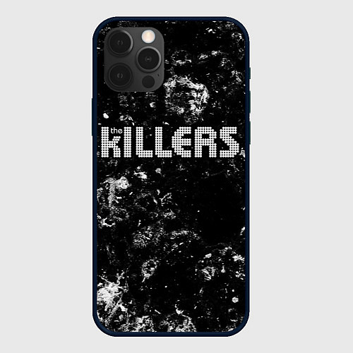 Чехол iPhone 12 Pro The Killers black ice / 3D-Черный – фото 1