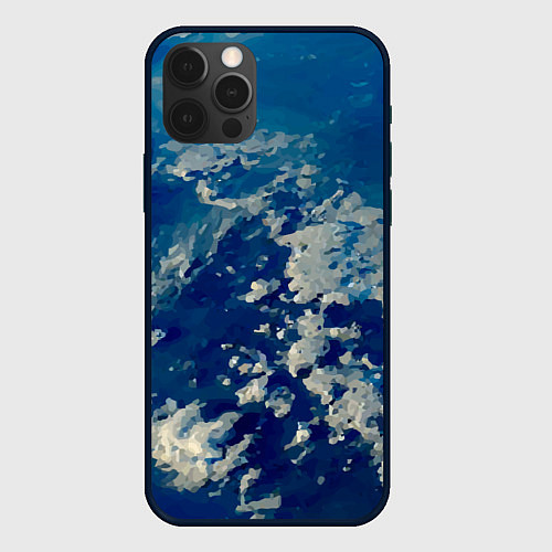 Чехол iPhone 12 Pro Небо Земли - star dust / 3D-Черный – фото 1