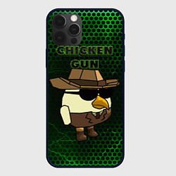 Чехол iPhone 12 Pro Chicken gun green