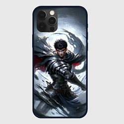 Чехол для iPhone 12 Pro Берсерк - нейросеть, цвет: 3D-черный
