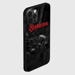 Чехол для iPhone 12 Pro Sabaton rock steel band, цвет: 3D-черный — фото 2