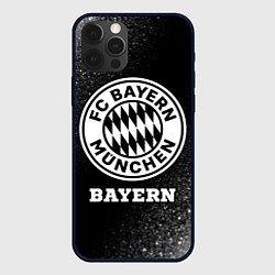 Чехол для iPhone 12 Pro Bayern sport на темном фоне, цвет: 3D-черный
