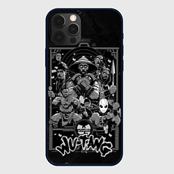 Чехол для iPhone 12 Pro Wu tang monks, цвет: 3D-черный