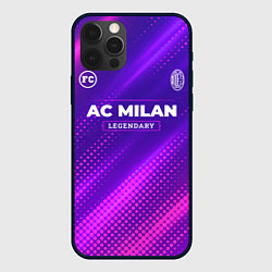 Чехол iPhone 12 Pro AC Milan legendary sport grunge