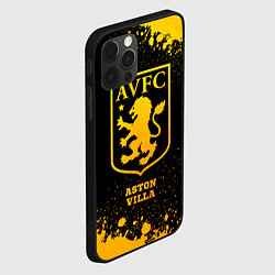 Чехол для iPhone 12 Pro Aston Villa - gold gradient, цвет: 3D-черный — фото 2
