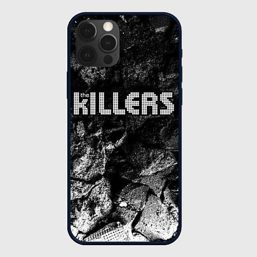 Чехол iPhone 12 Pro The Killers black graphite / 3D-Черный – фото 1