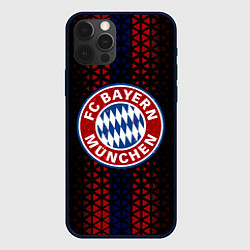 Чехол для iPhone 12 Pro Футбольный клуб Бавария, цвет: 3D-черный