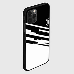 Чехол для iPhone 12 Pro Ювентус спорт текстура, цвет: 3D-черный — фото 2