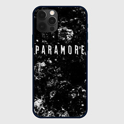 Чехол для iPhone 12 Pro Paramore black ice, цвет: 3D-черный