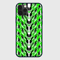 Чехол iPhone 12 Pro Зелёная техно броня