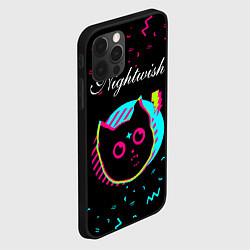 Чехол для iPhone 12 Pro Nightwish - rock star cat, цвет: 3D-черный — фото 2
