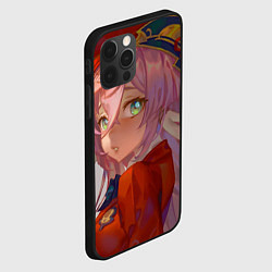 Чехол для iPhone 12 Pro Genshin Impact Янь Фэй cute, цвет: 3D-черный — фото 2