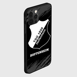 Чехол для iPhone 12 Pro Hoffenheim sport на темном фоне, цвет: 3D-черный — фото 2