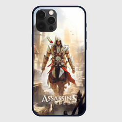 Чехол для iPhone 12 Pro Assassins creed старый город, цвет: 3D-черный