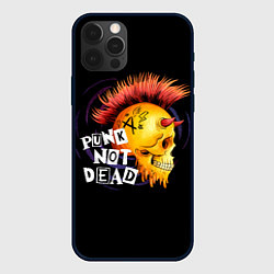 Чехол для iPhone 12 Pro Панк не умер, цвет: 3D-черный