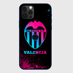 Чехол для iPhone 12 Pro Valencia - neon gradient, цвет: 3D-черный