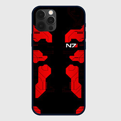 Чехол iPhone 12 Pro Mass Effect - Red armor