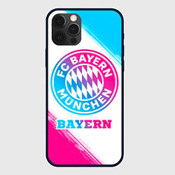 Чехол iPhone 12 Pro Bayern neon gradient style