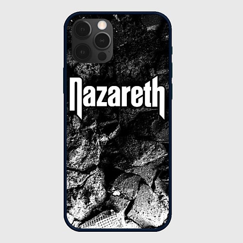 Чехол iPhone 12 Pro Nazareth black graphite / 3D-Черный – фото 1