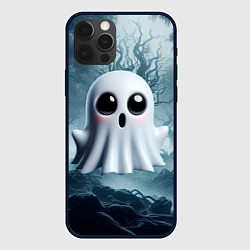 Чехол для iPhone 12 Pro Привидениус, цвет: 3D-черный