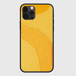 Чехол iPhone 12 Pro Желтая краска