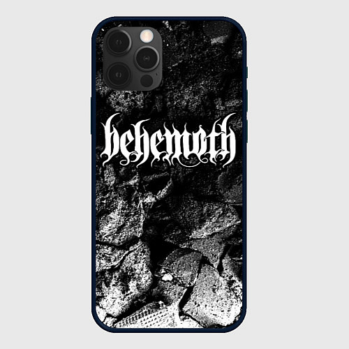 Чехол iPhone 12 Pro Behemoth black graphite / 3D-Черный – фото 1