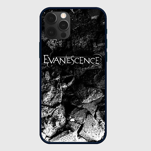 Чехол iPhone 12 Pro Evanescence black graphite / 3D-Черный – фото 1