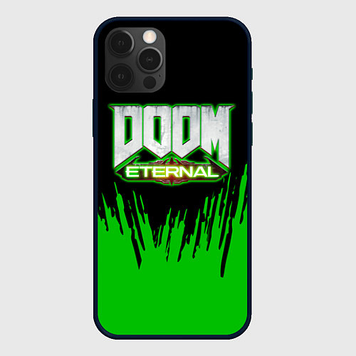 Чехол iPhone 12 Pro Doom / 3D-Черный – фото 1