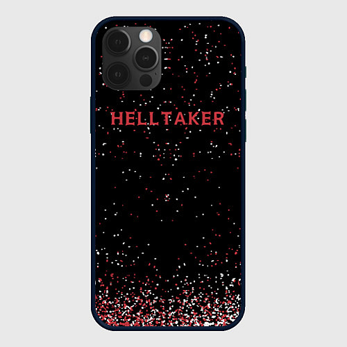 Чехол iPhone 12 Pro Helltaker демоны / 3D-Черный – фото 1