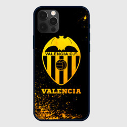 Чехол для iPhone 12 Pro Valencia - gold gradient, цвет: 3D-черный