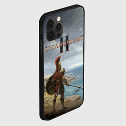 Чехол для iPhone 12 Pro Герой titan quest 2, цвет: 3D-черный — фото 2