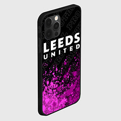 Чехол для iPhone 12 Pro Leeds United pro football посередине, цвет: 3D-черный — фото 2