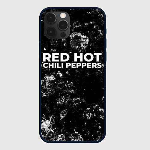 Чехол iPhone 12 Pro Red Hot Chili Peppers black ice / 3D-Черный – фото 1