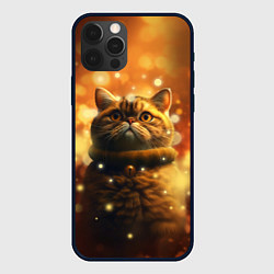 Чехол iPhone 12 Pro Толстый кот - Экзот