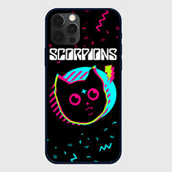 Чехол iPhone 12 Pro Scorpions - rock star cat