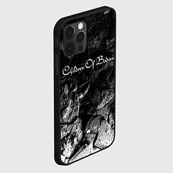 Чехол для iPhone 12 Pro Children of Bodom black graphite, цвет: 3D-черный — фото 2